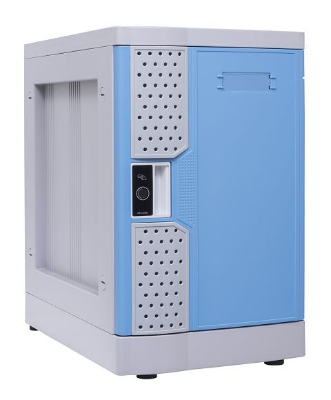 ABS Vented Plastic Electronic Fingerprint Lock Locker(001)